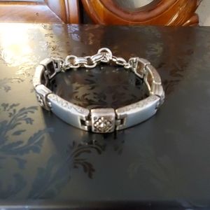 Brighton Silver Bar Bracelet